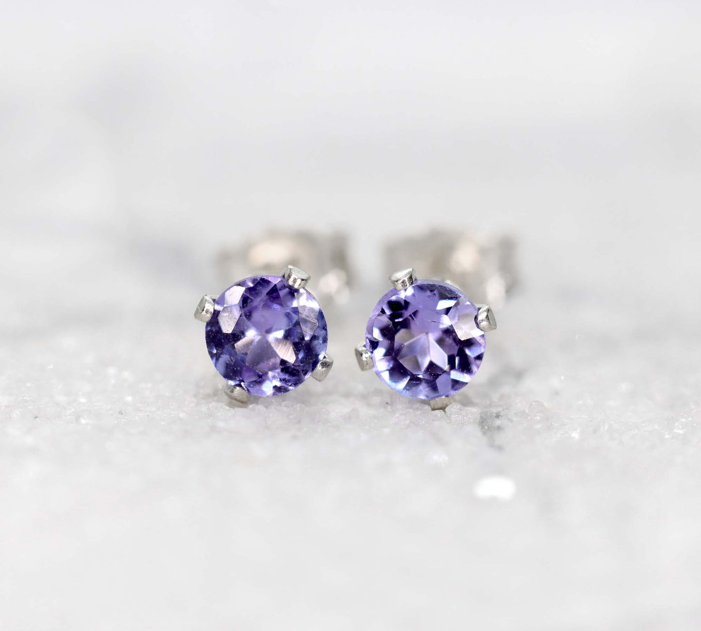 Tanzanite Stud Earrings