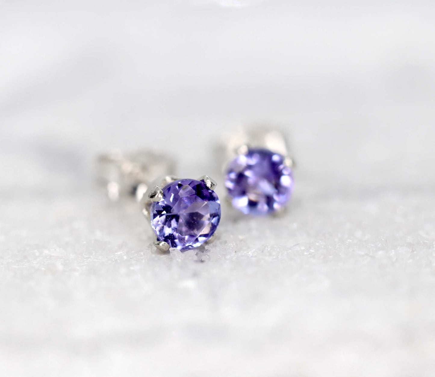 Tanzanite Stud Earrings