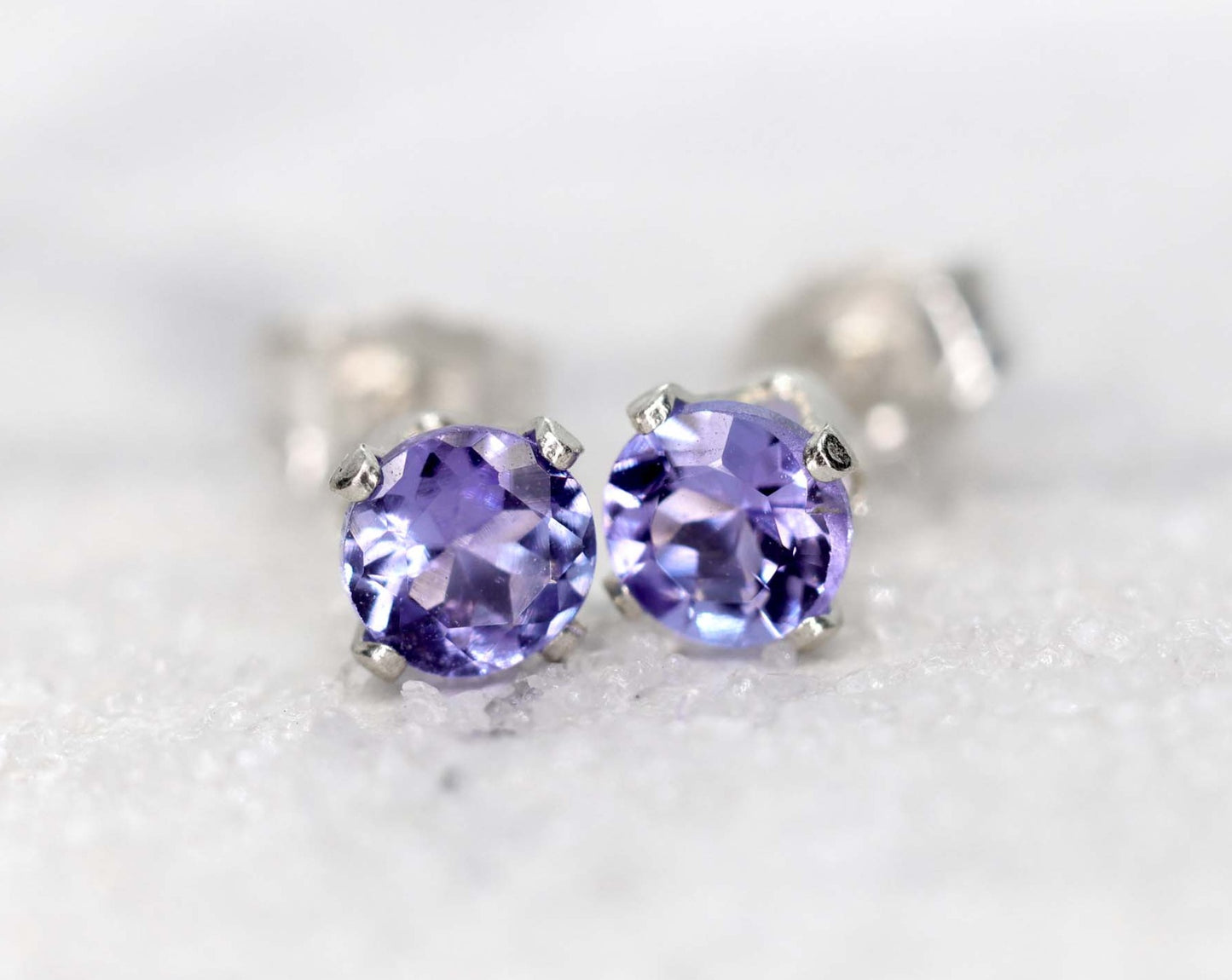 Tanzanite Stud Earrings