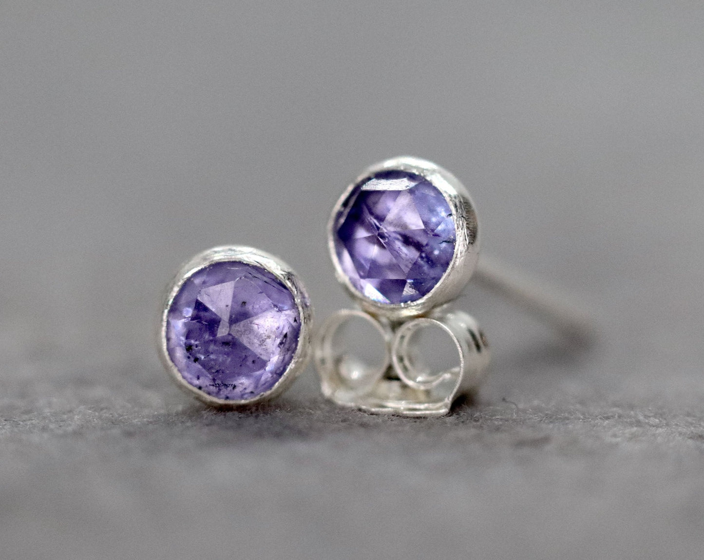 Tanzanite Stud Earrings, Optimism and Inspiration