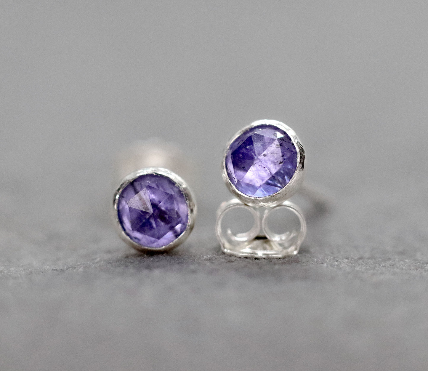 Tanzanite Stud Earrings, Optimism and Inspiration