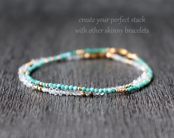 Skinny Turquoise Bracelet